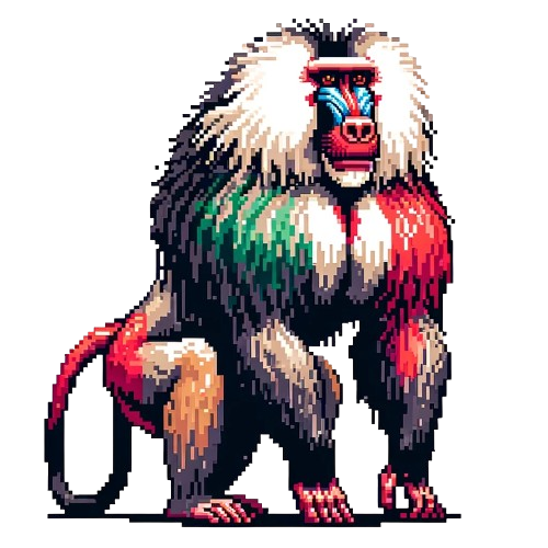 Baboon Pixel