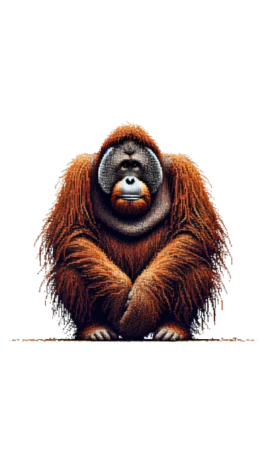 Orangutan Pixel