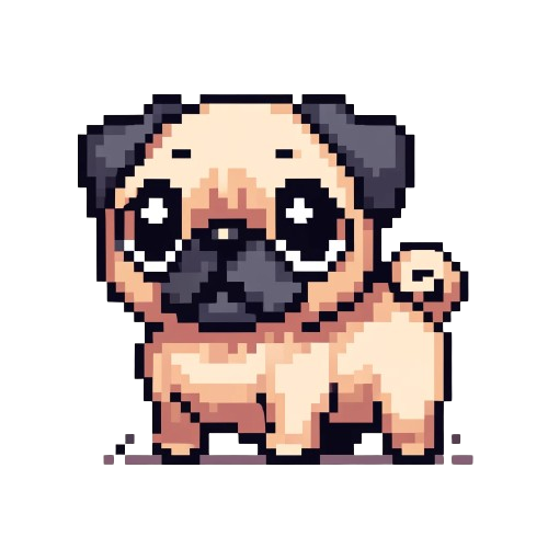 Pixelated Pug