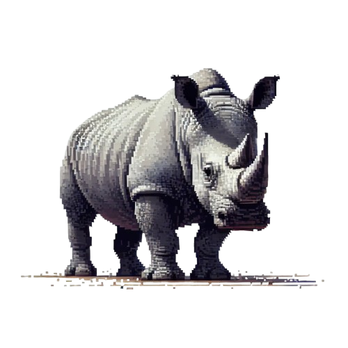 Rhino Pixel Art